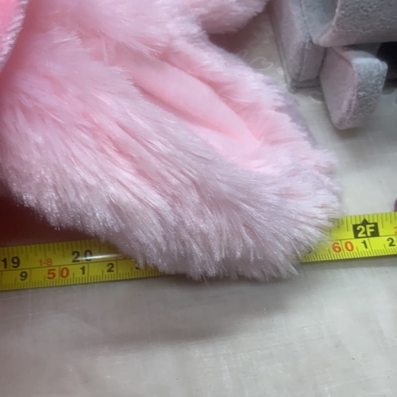 24" Pink Easter bunny Anico Int'l Inc stiff ears hat yellow flower - Picture 9 of 9